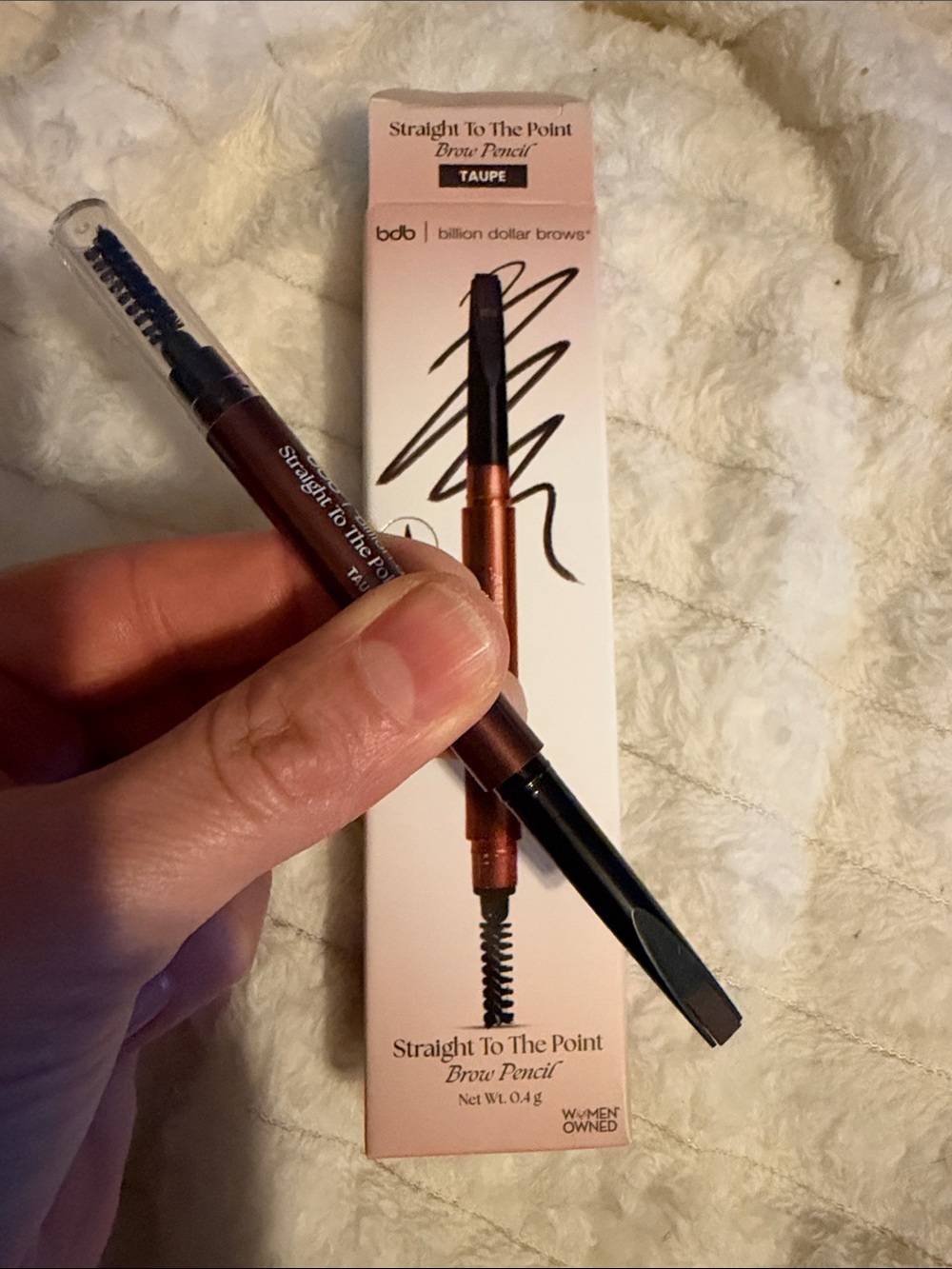 Billion Dollar Brows Straight To The Point Brow Pencil - Taupe